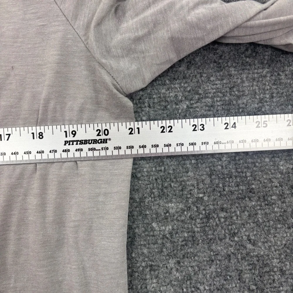 The‎ North Face Quarter Zip Pullover Large Grey Long Sleeve Performance Men's